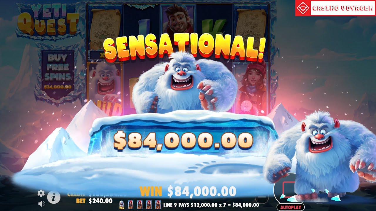 เกมสล็อต Yeti Quest: การผจญภัยสุดตื่นเต้นในเทือกเขาสโนวี่