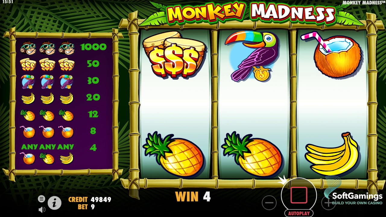 Monkey Madness: การผจญภัยอันน่าตื่นเต้นในโลกของสล็อตออนไลน์